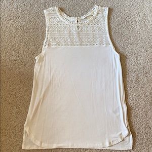 Cream tank top